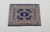 Dollhouse Rug Small HALF SCALE Fabric Navy Blue 4