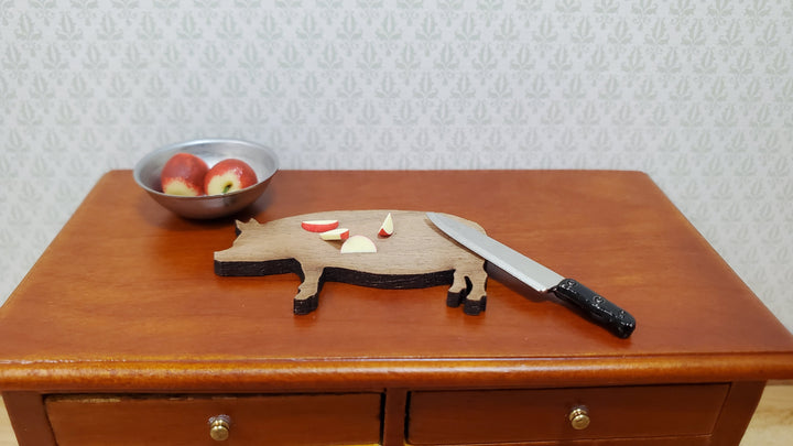 Dollhouse Set of 12 Apple Slices 1:12 Scale Miniature Food Kitchen Fruit Snack - MiniatureCrush