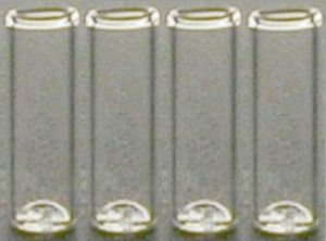 Dollhouse Set of 4 Tall Narrow Glasses 1:12 Scale Miniature Kitchen Dining - MiniatureCrush