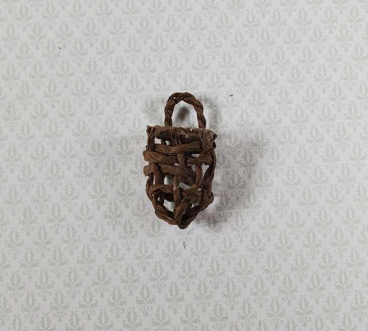 Dollhouse Shaker Twine Onion Basket 1:12 Scale Miniature Kitchen - MiniatureCrush