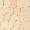 Dollhouse Shingles Fishscale 100 Pieces Light Wood 1:12 Scale Houseworks #7005