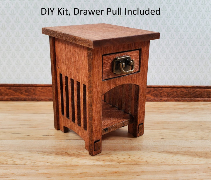 Dollhouse Side Table KIT Mission Prairie Style 1:12 Scale Miniature Furniture - Miniature Crush