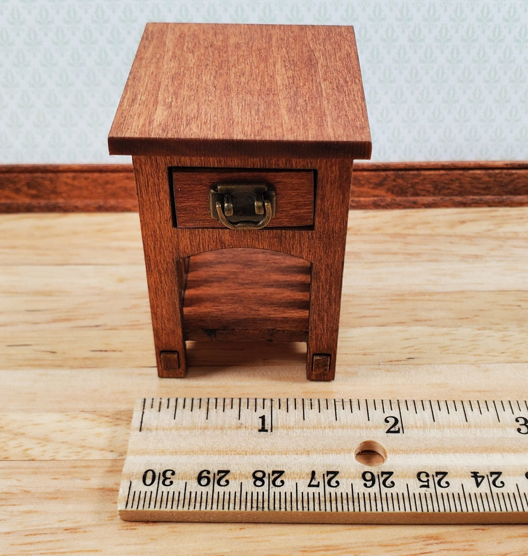 Dollhouse Side Table KIT Mission Prairie Style 1:12 Scale Miniature Furniture - Miniature Crush