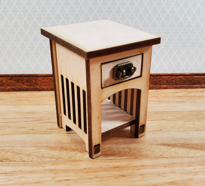 Dollhouse Side Table KIT Mission Prairie Style 1:12 Scale Miniature Furniture - Miniature Crush