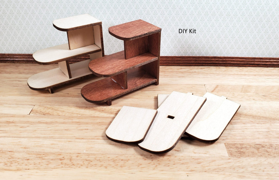 Dollhouse Side Table KIT Retro Mid Century Modern 1:12 Scale Miniature Furniture - Miniature Crush