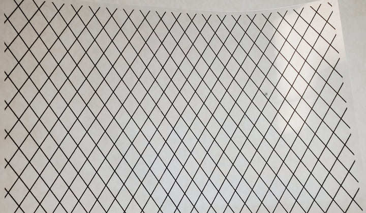 Dollhouse Simulated Diamond Window Panes Insert Sheet Tudor Gothic 1:12 Scale - MiniatureCrush