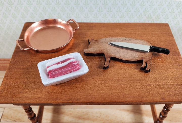 Dollhouse Sliced Meat Cuts Wrapped 1:12 Scale Miniature Food Kitchen - MiniatureCrush