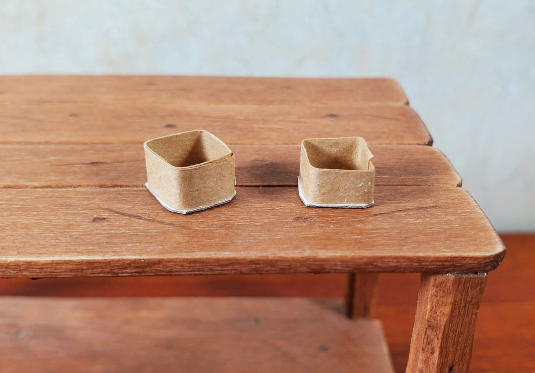 Dollhouse Small Berry Baskets Set of 2 1:12 Scale Miniature - MiniatureCrush