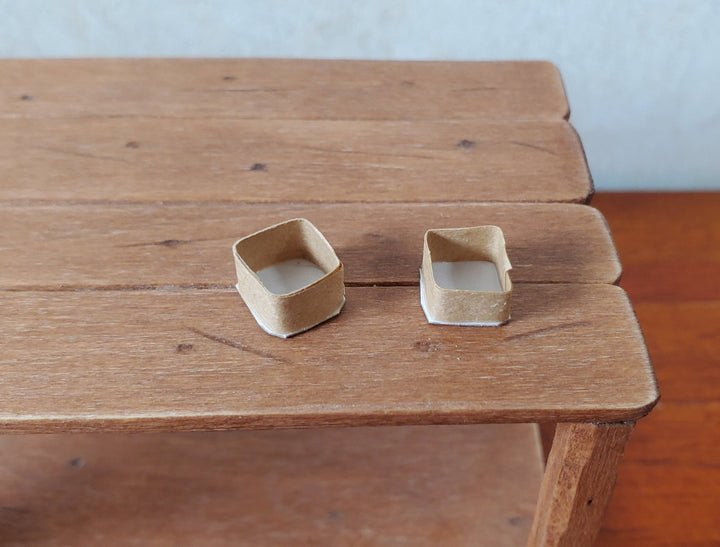 Dollhouse Small Berry Baskets Set of 2 1:12 Scale Miniature - MiniatureCrush