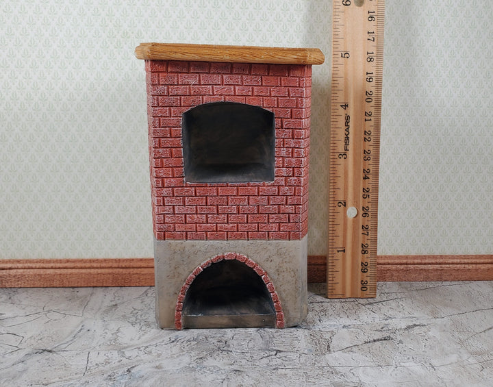 Dollhouse Small Brick Corner Oven by Reutter 1:12 Scale Miniature - MiniatureCrush