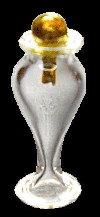 Dollhouse Small Clear Glass on Pedestal 1:12 Scale Miniature Accessories - MiniatureCrush