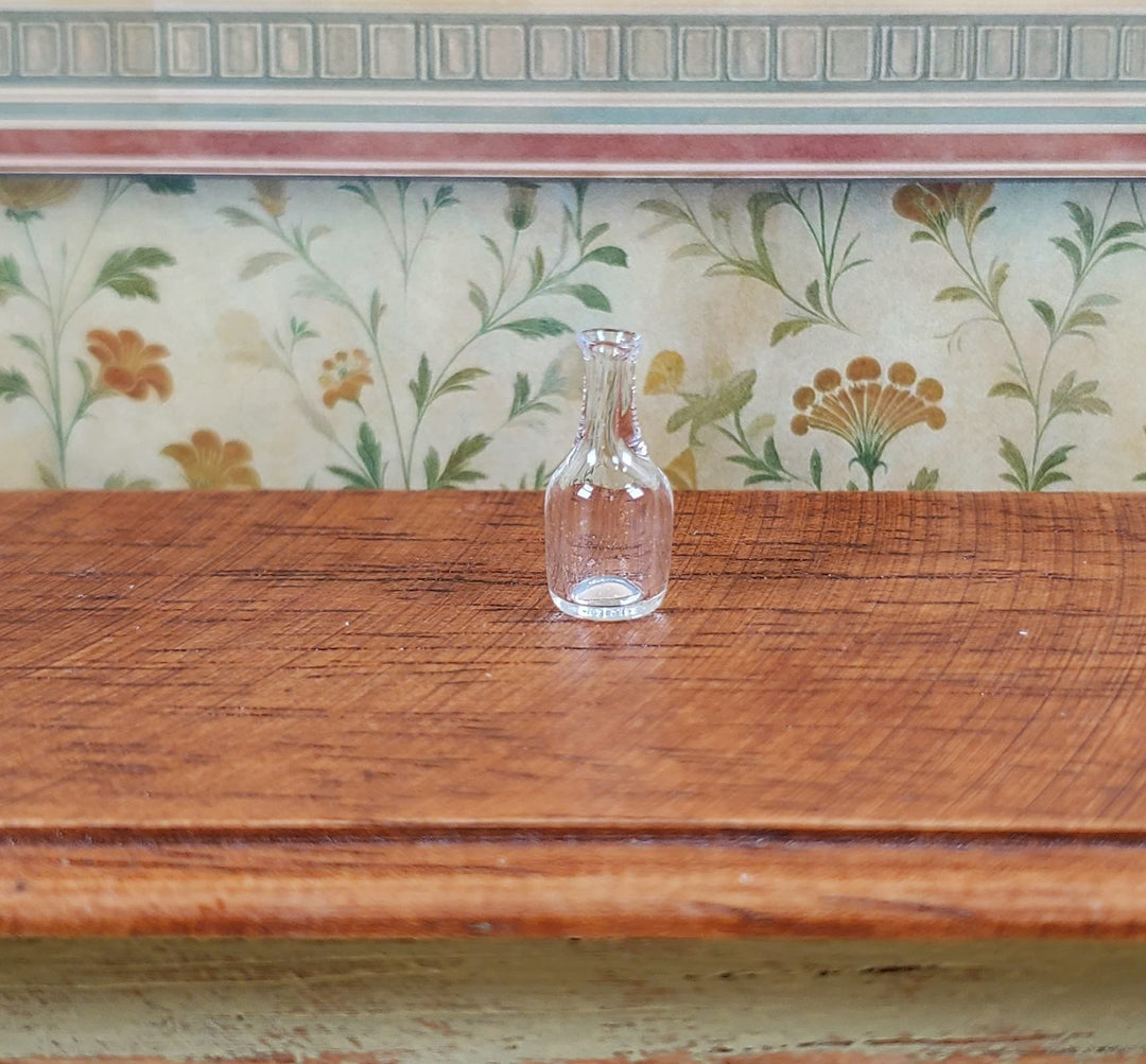 Dollhouse Small Glass Bottle 1:12 Scale Miniature Decoration Drinks - MiniatureCrush