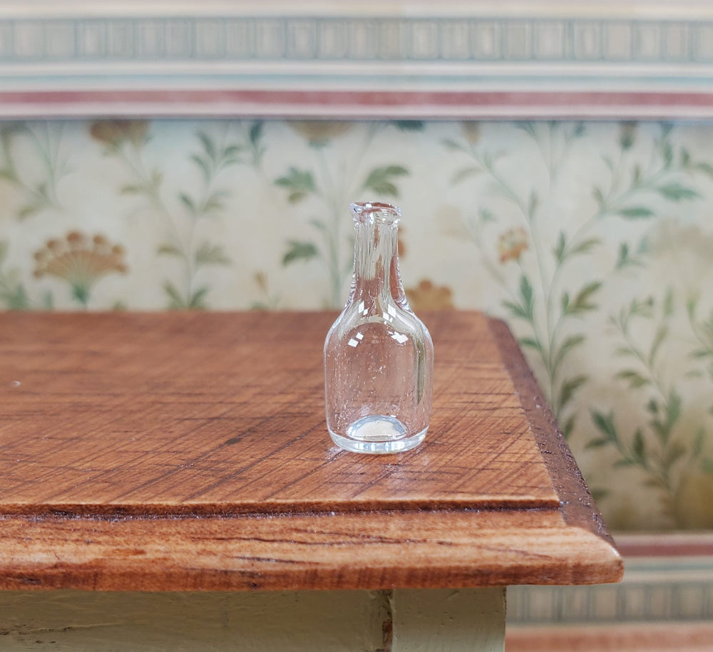 Dollhouse Small Glass Bottle 1:12 Scale Miniature Decoration Drinks - MiniatureCrush