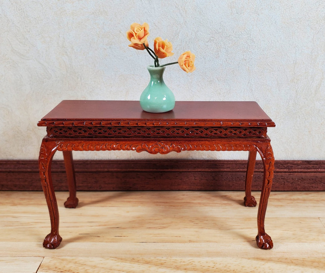 Dollhouse Small Light Green Ceramic Vase or Jar 1:12 Scale Miniature - MiniatureCrush