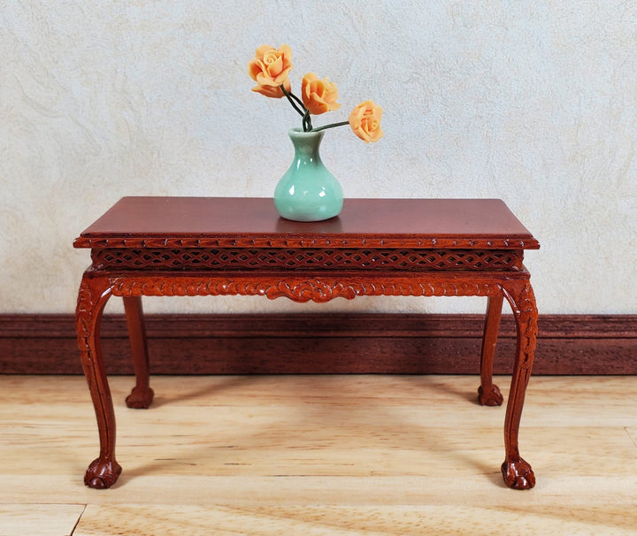 Dollhouse Small Light Green Ceramic Vase or Jar 1:12 Scale Miniature - MiniatureCrush