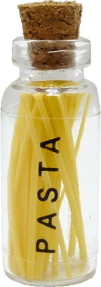 Dollhouse Spaghetti in Glass Jar Pasta 1:12 Scale Miniature Food Kitchen - MiniatureCrush