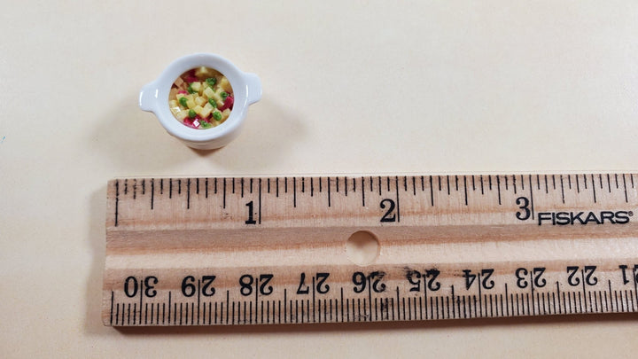 Dollhouse Spicy Corn Side Dish in a Pot 1:12 Scale Miniature Food - MiniatureCrush