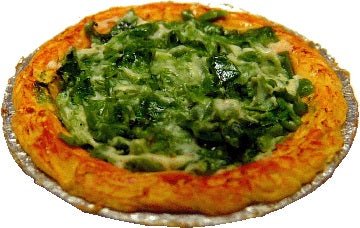 Dollhouse Spinach Quiche 1:12 Scale Miniature Food Kitchen - MiniatureCrush