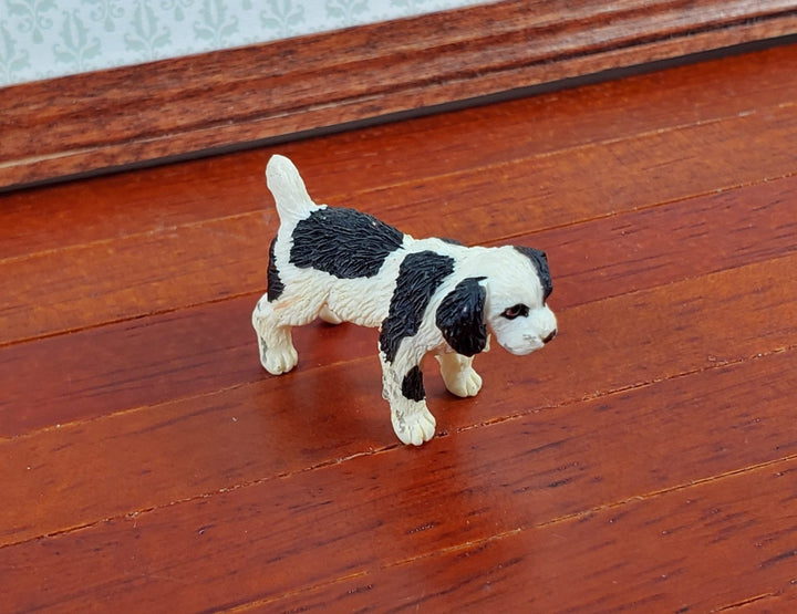 Dollhouse Springer Spaniel Puppy Dog Pet 1:12 Scale Miniature Small Animal - Miniature Crush