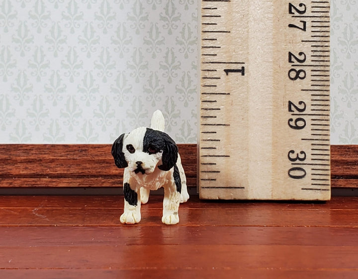Dollhouse Springer Spaniel Puppy Dog Pet 1:12 Scale Miniature Small Animal - Miniature Crush