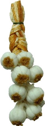 Dollhouse String of Garlic 1:12 Scale Miniature Food Kitchen Grocery - MiniatureCrush