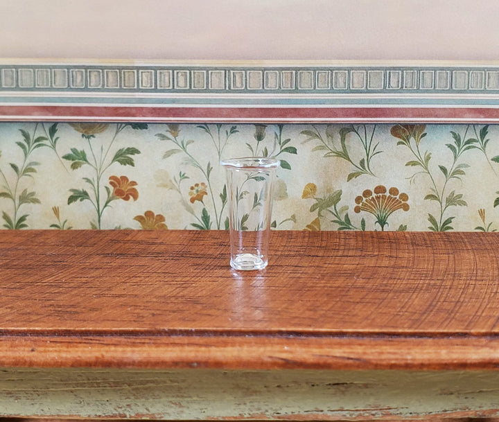 Dollhouse Tall Clear Beer Glass 1:12 Scale Miniature Barware - MiniatureCrush