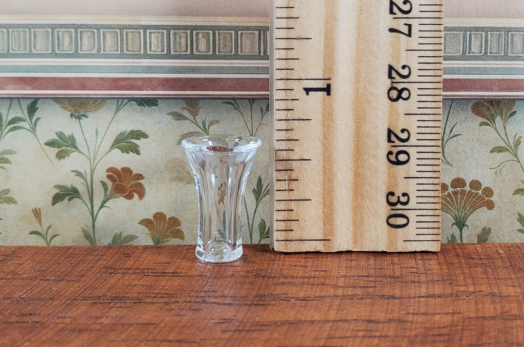 Dollhouse Tall Clear Beer Glass 1:12 Scale Miniature Glasses Dishes - MiniatureCrush