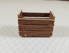 Dollhouse Tall Rustic Wood Produce Crate 1:12 Scale Miniature