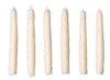 Dollhouse Tapered Candles White Set of 6 1:12 Scale Miniature