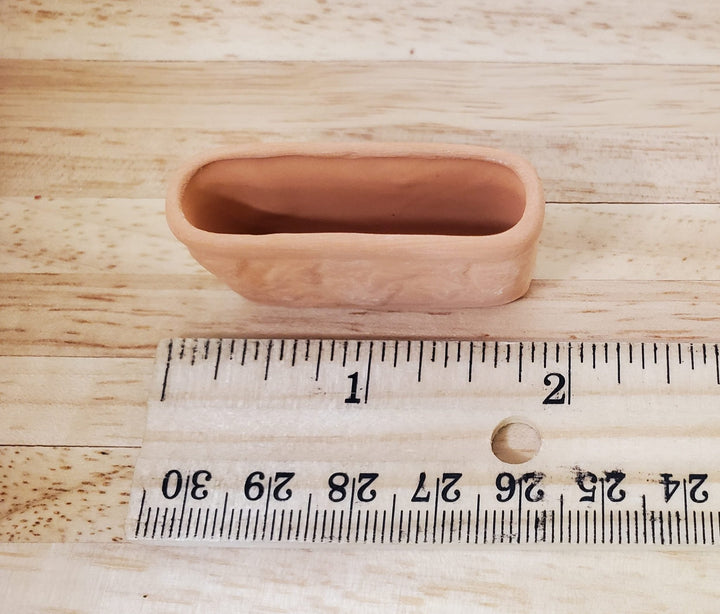 Dollhouse Terra Cotta Garden Planter Narrow 1:12 Scale Miniature - MiniatureCrush