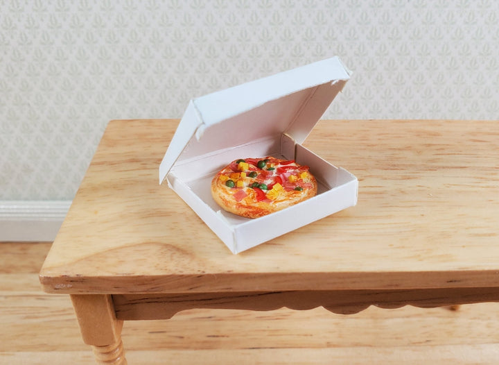 Dollhouse The Works Pizza in a Box 1:12 Scale Miniature Food - MiniatureCrush