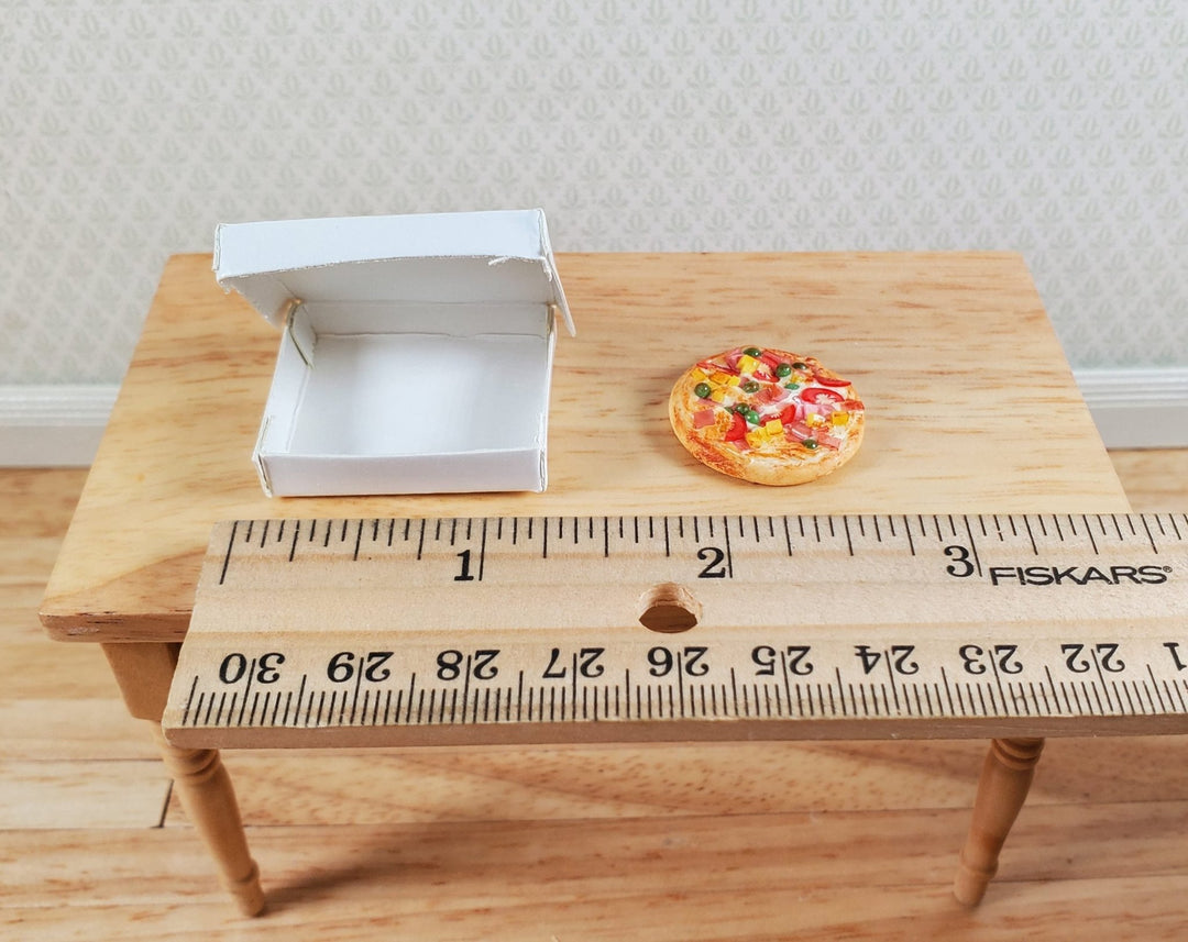 Dollhouse The Works Pizza in a Box 1:12 Scale Miniature Food - MiniatureCrush