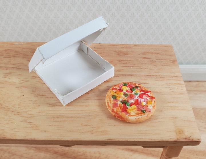 Dollhouse The Works Pizza in a Box 1:12 Scale Miniature Food - MiniatureCrush