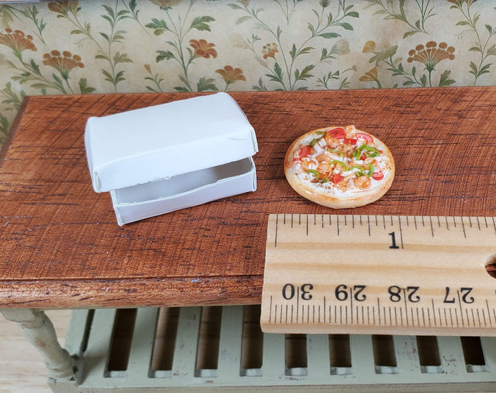 Dollhouse The Works Pizza in a Box 1:12 Scale Miniature Food - MiniatureCrush