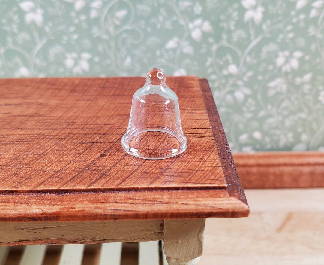 Dollhouse Tiny Clear Glass Bell or Cloche Small 1:12 or Half Scale Miniature - MiniatureCrush