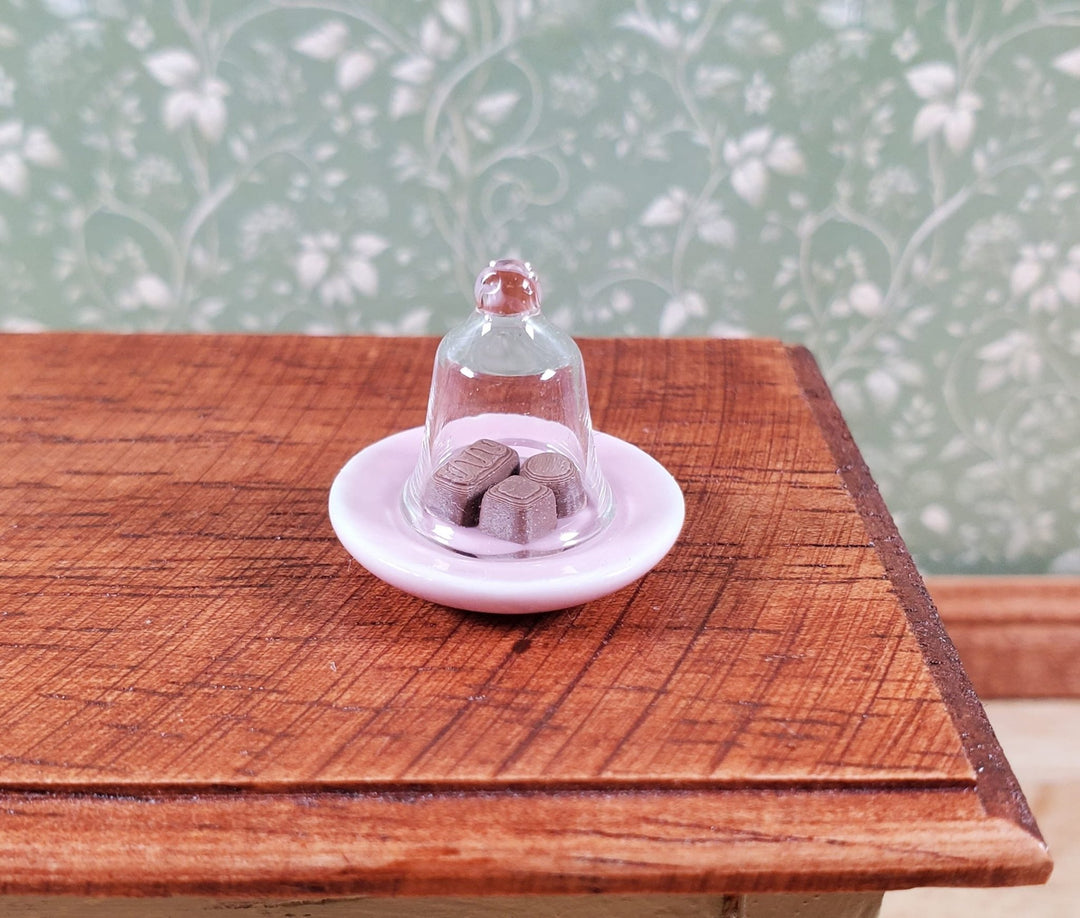 Dollhouse Tiny Clear Glass Bell or Cloche Small 1:12 or Half Scale Miniature - MiniatureCrush