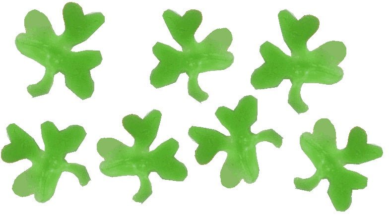 Dollhouse Tiny Green Clover Sprinkles Set of 7 1:12 Scale Miniature Food - MiniatureCrush