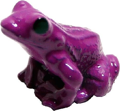 Dollhouse Tiny Purple Frog Fairy Garden Accessory Diorama Animals Pets - MiniatureCrush