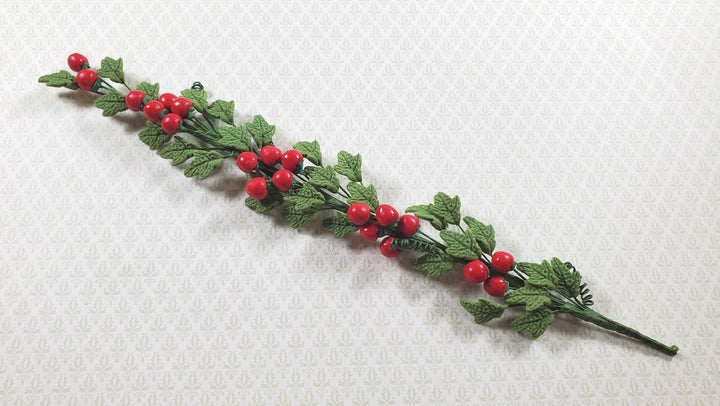 Dollhouse Tomato Vine with Red Ripe Tomatoes 1:12 Scale Miniature Garden Plants - MiniatureCrush
