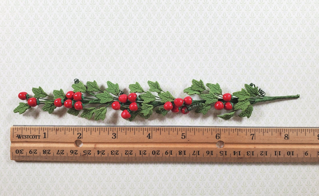 Dollhouse Tomato Vine with Red Ripe Tomatoes 1:12 Scale Miniature Garden Plants - MiniatureCrush