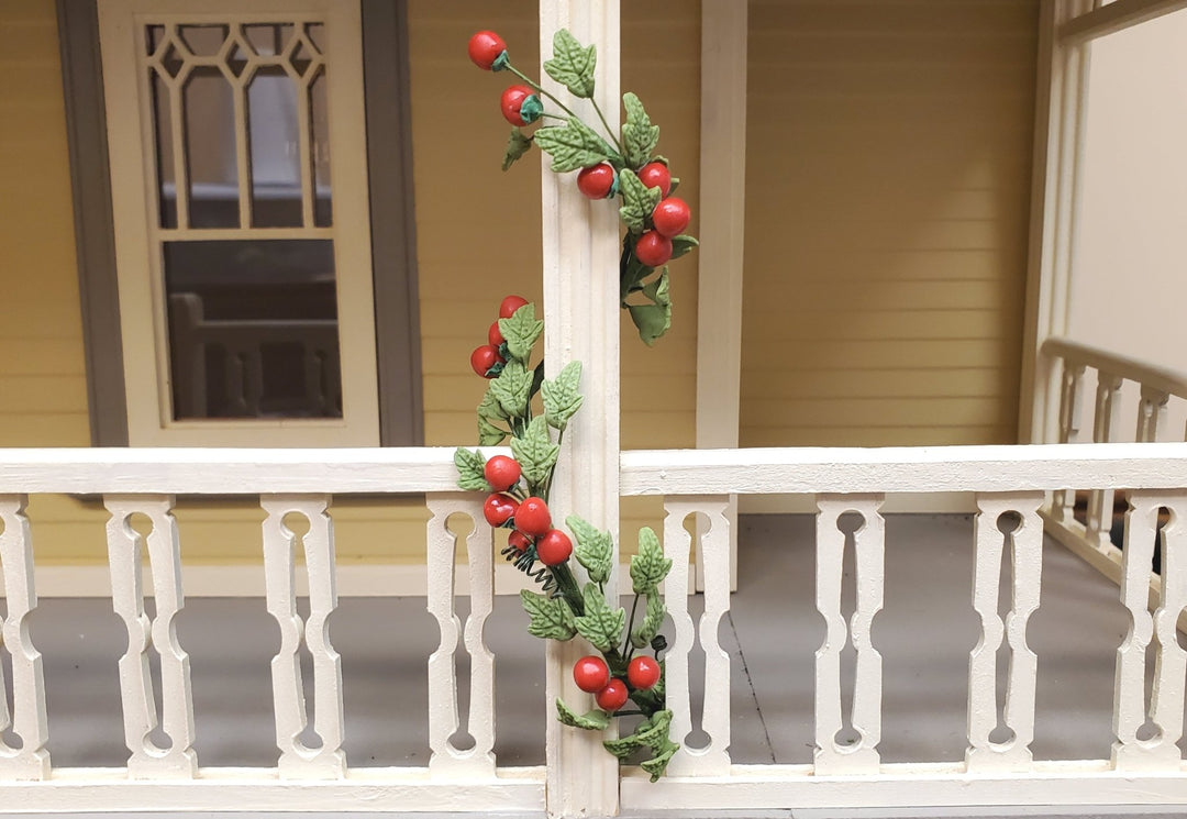 Dollhouse Tomato Vine with Red Ripe Tomatoes 1:12 Scale Miniature Garden Plants - MiniatureCrush