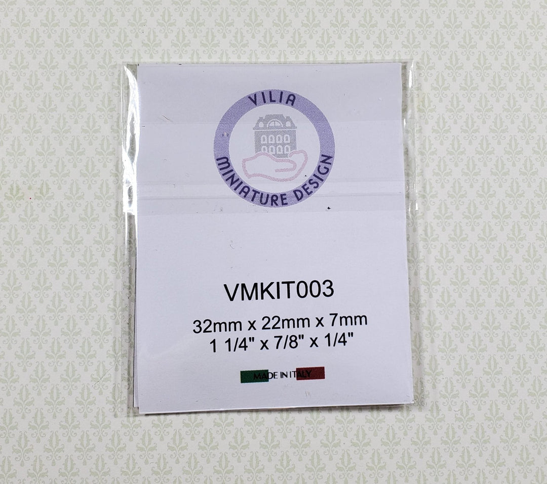 Dollhouse Tray Kit DIY 1:12 Scale Miniature Cut from Walnut - MiniatureCrush