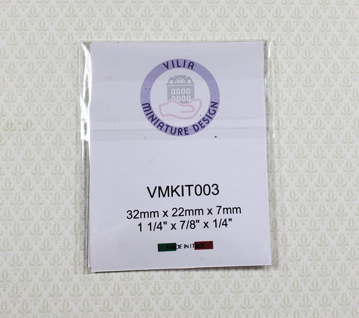 Dollhouse Tray Kit DIY 1:12 Scale Miniature Cut from Walnut - MiniatureCrush