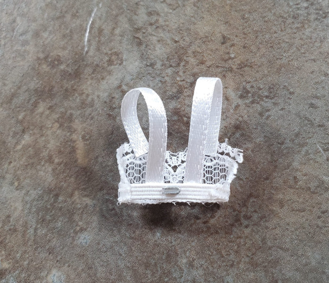 Dollhouse Underwear Ladies Bra White 1:12 Scale Miniature - MiniatureCrush