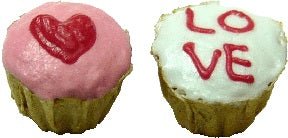 Dollhouse Valentines Cupcakes Set of 2 1:12 Scale Miniature Food - MiniatureCrush