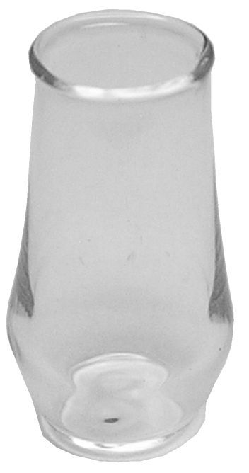 Dollhouse Vase Glass Hurricane Chimney Style 1:12 Scale Miniature Decor - MiniatureCrush