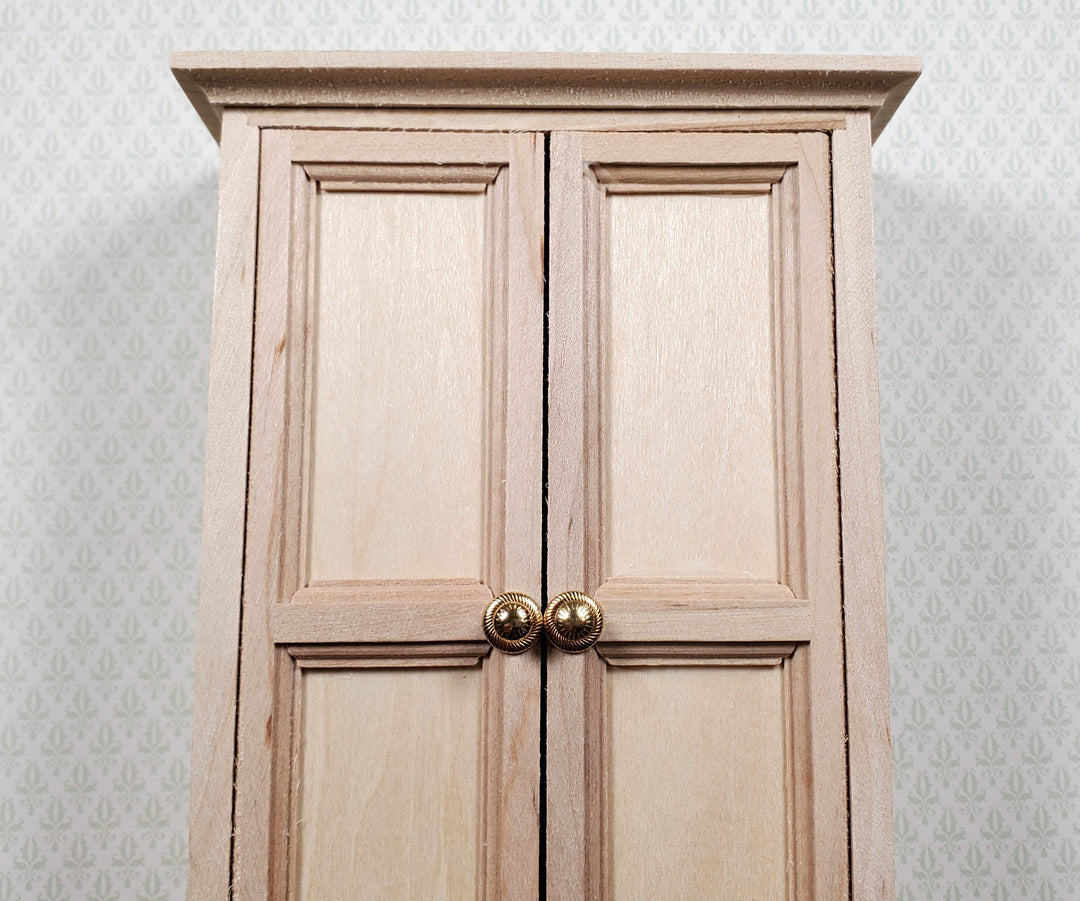 Dollhouse Victorian Door Knob or Drawer Pulls with Back Plate 8 pcs 1:12 Scale - MiniatureCrush