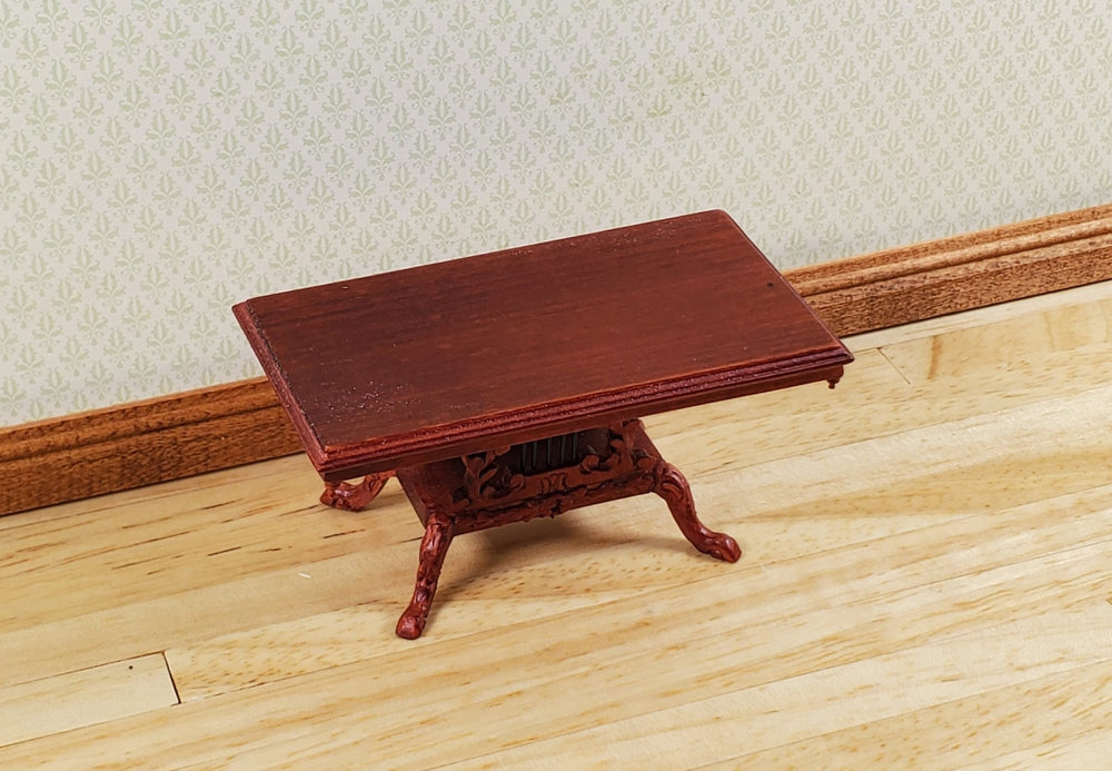 Dollhouse Vintage Coffee Table with Harp Detail 1:12 Scale by Hansson Miniatures - MiniatureCrush