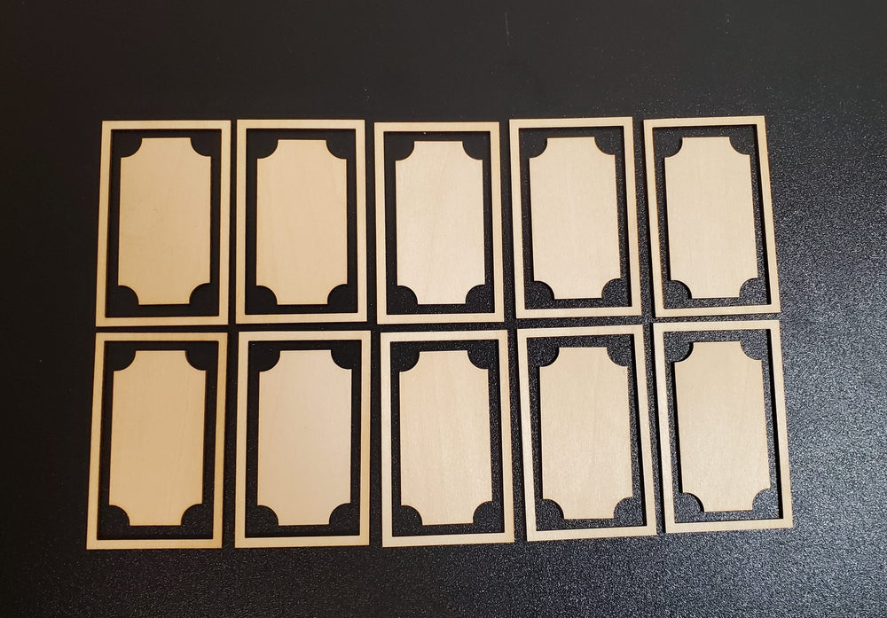 Dollhouse Wall Panels 2 Part 10 pieces 1:12 Scale DIY Miniatures Classic Style - MiniatureCrush