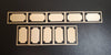 Dollhouse Wall Panels 2 Part 10 pieces 1:12 Scale DIY Miniatures Classic Style